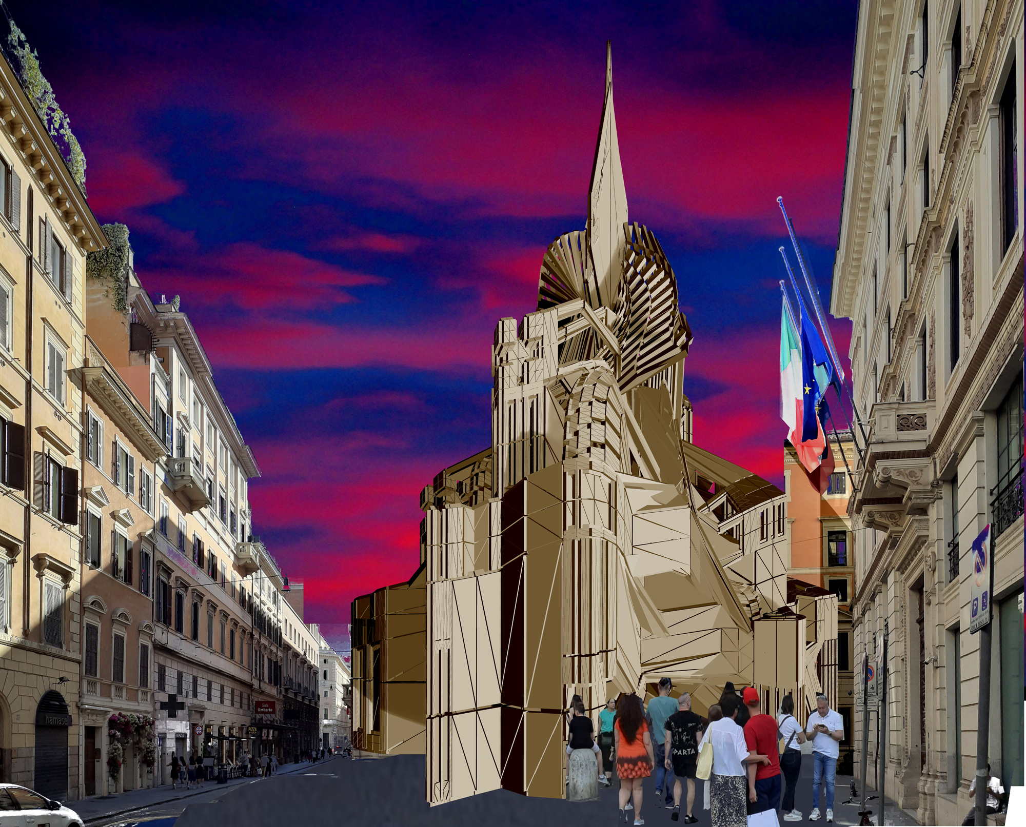 generative baroque architecture Roma